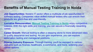 Manual Testing Training in Noida_ Master Quality Assurance _ Best QA ...
