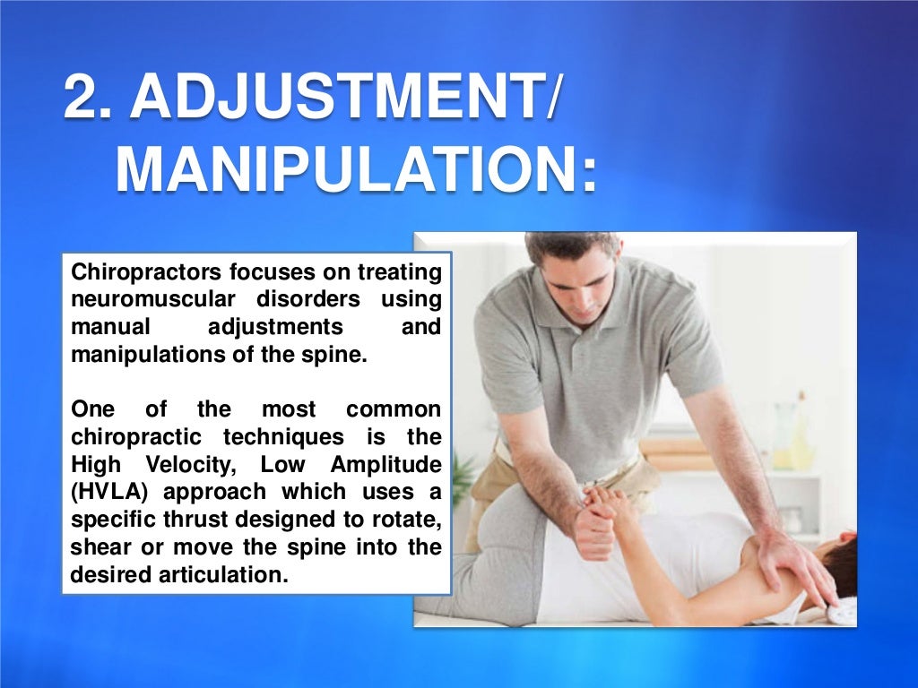 MANUAL THERAPY TECHNIQUES THE USES AND DISTINCTIONS