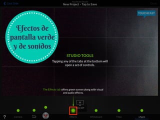 Manual de Touchcast por Rosa Liarte Slide 13