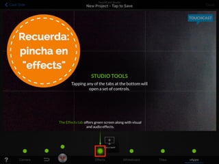 Manual de Touchcast por Rosa Liarte Slide 24