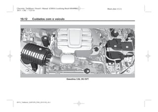 Black plate (12,1)Chevrolet Trailblazer Owner's Manual (GMSA-Localizing-Brazil-8064900) -
2015 - CRC - 7/25/14
10-12 Cuidados com o veículo
Gasolina 3.6L V6 VVT
MY15_Trailblazer_52097295_POR_08112014_v0.1MY15_Trailblazer_52097295_POR_20141105_v0.2
 