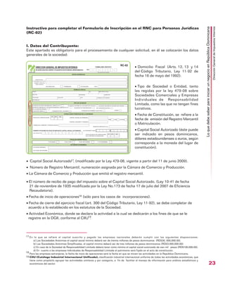 Formulario Rc 02 Manual tributario lo_que_debe_saber_para_iniciar_un_negocio_en_rd_0.2 | PDF