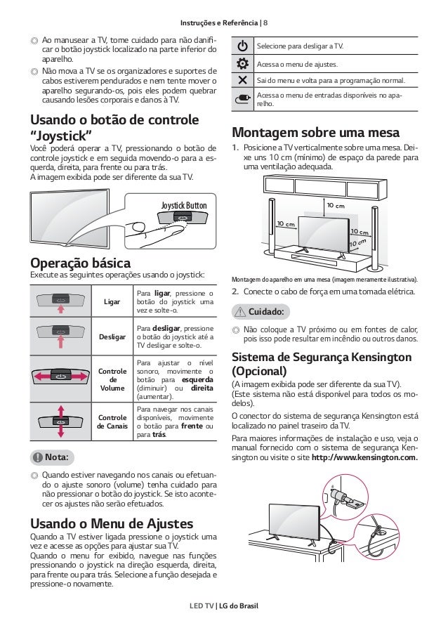 Manual tv lg