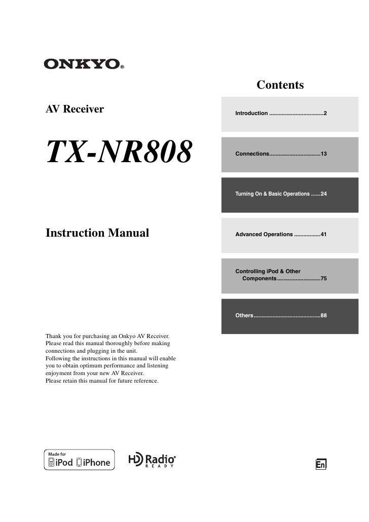 Manual tx nr808-en