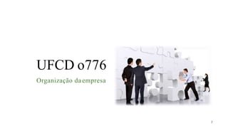 UFCD o776
Organização daempresa
2
 