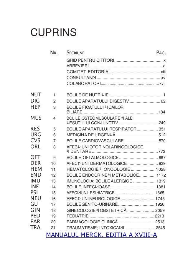 MANUALUL MERCK EPUB