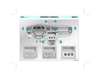 COMANDOS E CONTROLES6-26 Vectra, 03/04 SEÇÃO 6
 