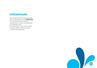 Manual de Identidade Visual Verão Rio