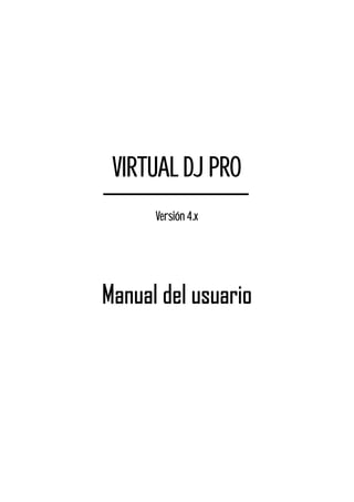 Manual virtual dj