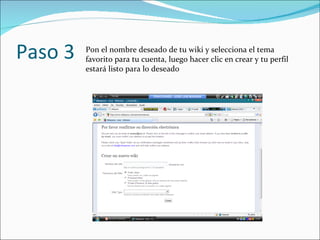 Paso 3 Pon el nombre deseado de tu wiki y selecciona el tema favorito para tu cuenta, luego hacer clic en crear y tu perfil estará listo para lo deseado