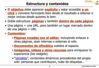 ¿Quiénes son las personas que van a administrar, escribir y leer el wiki?