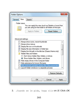 3. .Cuando se le pida, haga clic en Si. Click OK.


                     265
 