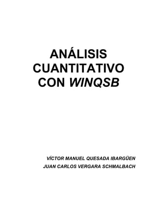 Manual winqsb | PDF