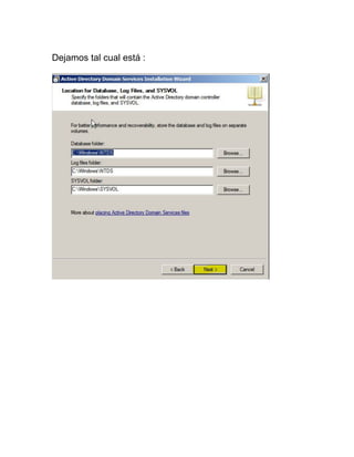 Dejamos tal cual está :
 