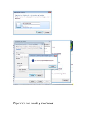 Esperemos que reinicie y accedemos :
 