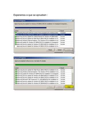 Esperamos a que se aprueben :
 