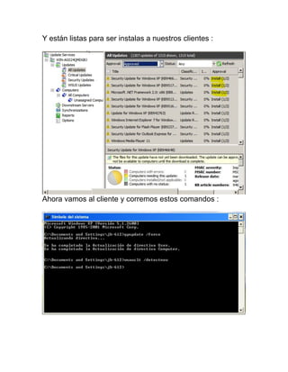 Y están listas para ser instalas a nuestros clientes :
Ahora vamos al cliente y corremos estos comandos :
 
