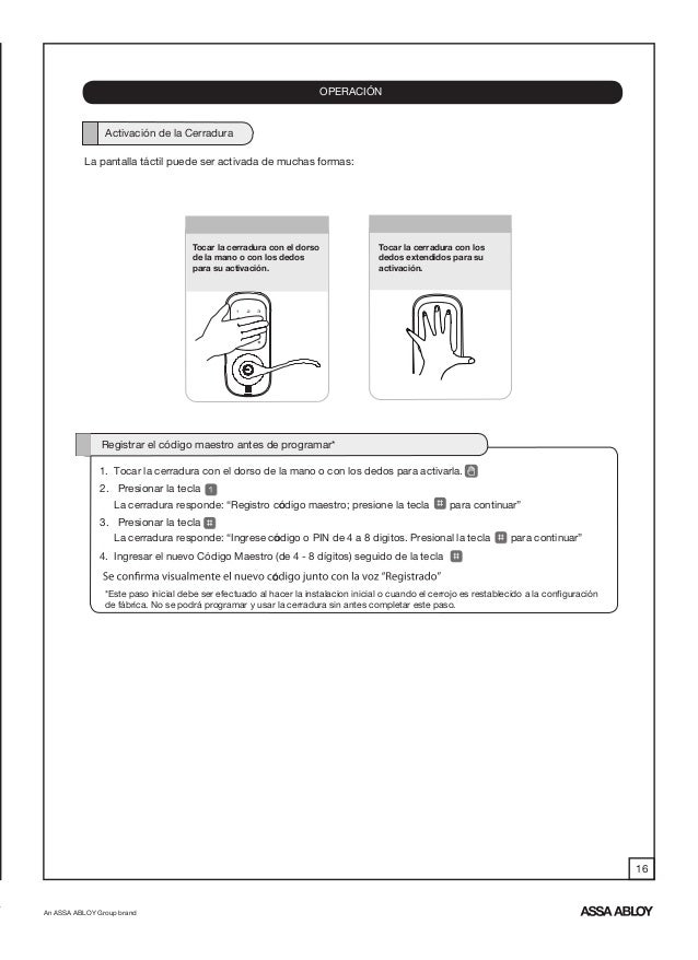 Manual yale cerrojo_real_living