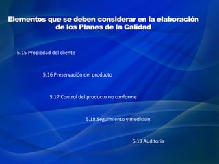 Manual y plan de la calidad | PPTX