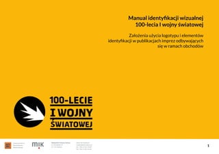 instytucja kultury
Województwa
Małopolskiego
Małopolski Instytut Kultury
ul. Karmelicka 27
31-131 Kraków
www.mik.krakow.pl...