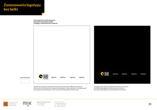 instytucja kultury
Województwa
Małopolskiego
Małopolski Instytut Kultury
ul. Karmelicka 27
31-131 Kraków
www.mik.krakow.pl...