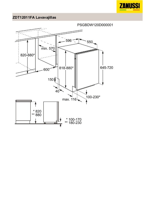 Zanussi Zdt12011fa Reset