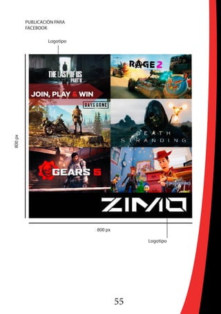 55
PUBLICACIÓN PARA
FACEBOOK
800 px
800px
Logotipo
Logotipo
 