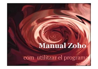 Manual Zoho