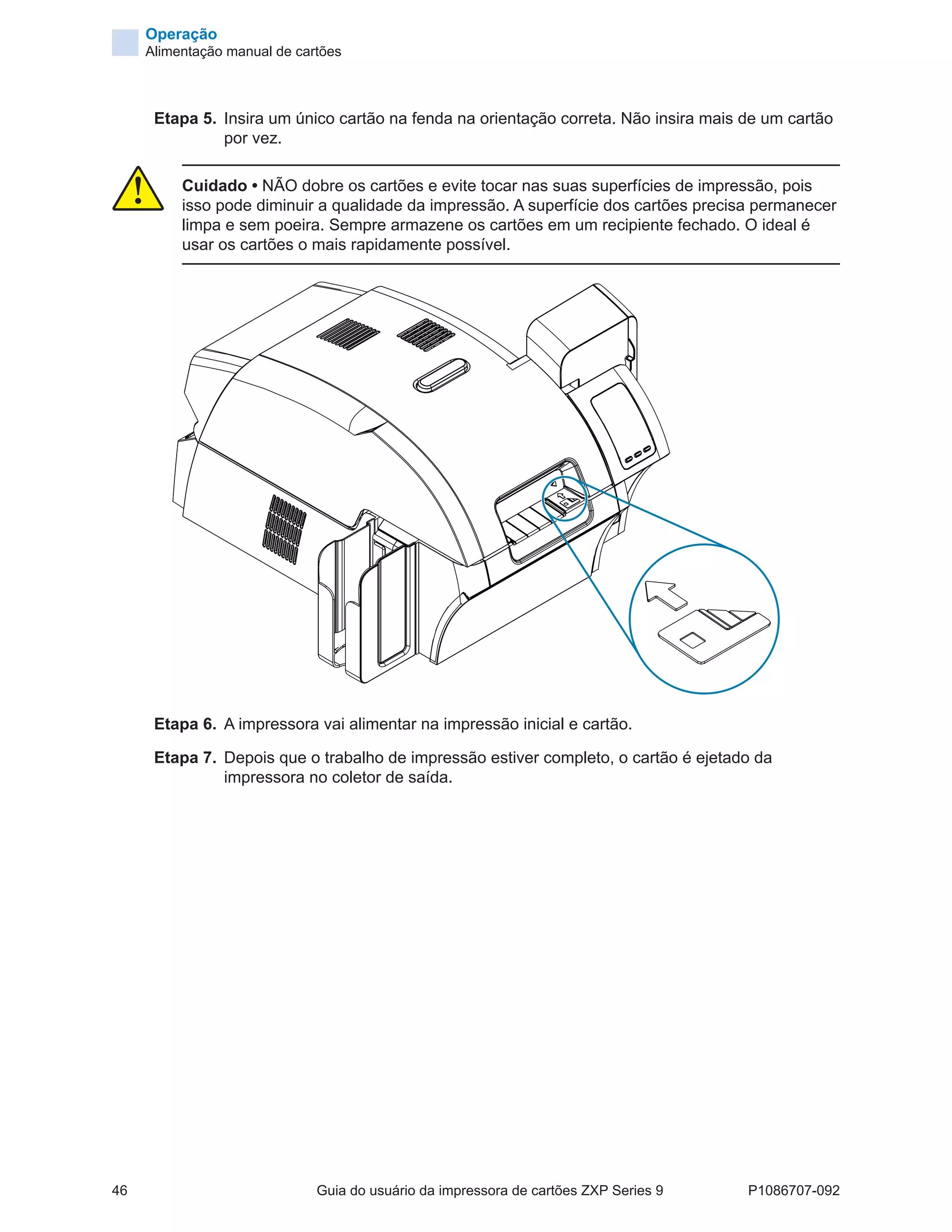 ZXP9 - Manual de Usuário Para Impressora | PDF