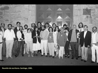 Reunión de escritores. Santiago, 1985.
 