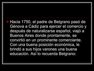 Manuel Belgrano - Alejo Ibañez Shinichi Santeramo | PPT