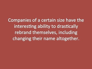 Name Recognition is for Chumps by Manuel Bornia