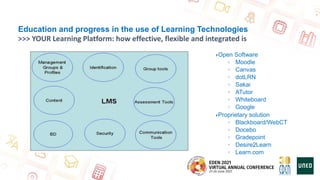 Education and progress in the use of Learning
Technologies
>>> Engineering Education explosion
Accreditation
Blended Lea...