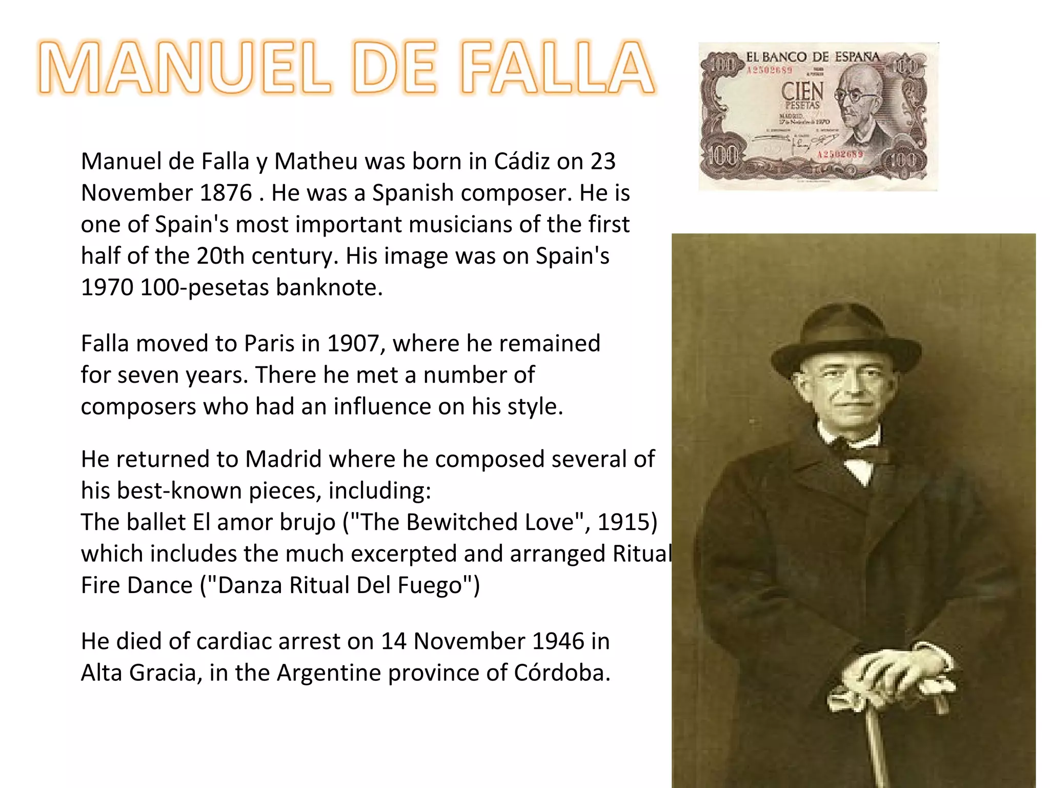 Manuel De Falla Ppt