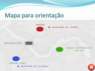 Mapa para orientação
 