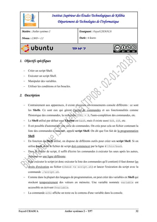 Manuel Des Tp Atelier Systemes 2