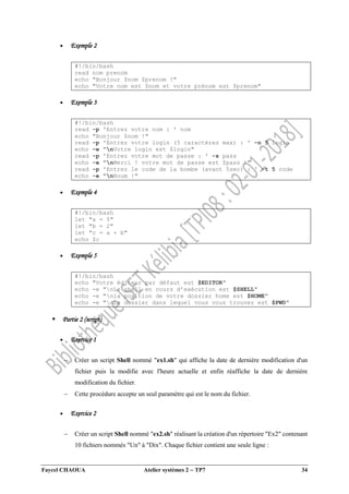 Manuel Des Tp Atelier Systemes 2