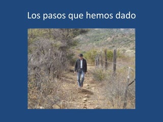 Los pasos que hemos dado

 