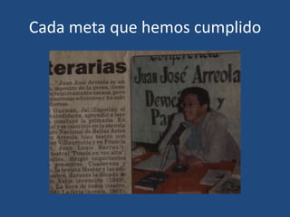 Cada meta que hemos cumplido

 