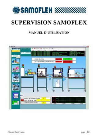 SUPERVISION SAMOFLEX
                     MANUEL D’UTILISATION




Manuel Supervision                          page 1/24/
 