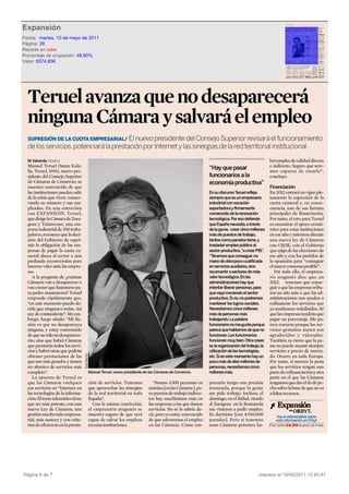 Entrevistas a Manuel Teruel Presidente Consejo Superior