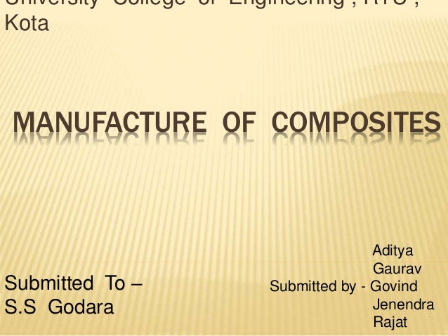 composites manufacture