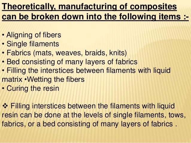 composites manufacture
