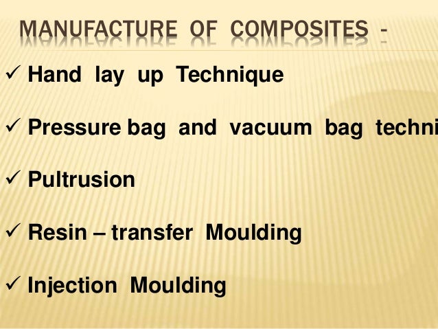 composites manufacture