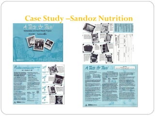 Case Study –Sandoz Nutrition 
 