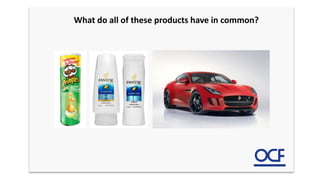 What do all of these products have in common?
 