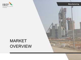 Manufacturing
MARKET
OVERVIEW
 