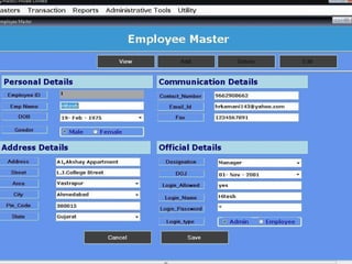 Manufacturing and sales management system