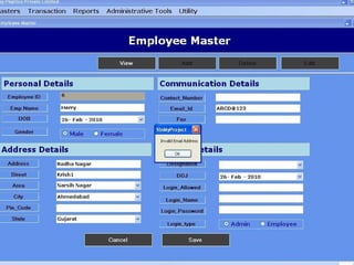 Manufacturing and sales management system