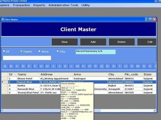 Manufacturing and sales management system